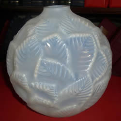 Rene Lalique Vase Ormeaux Cut Down