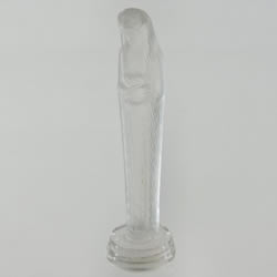 Statuette De La Fontaine Figure Cut From Ashtray By Rene Lalique Statuette De La Fontaine Figure Cut From Ashtray By Rene Lalique