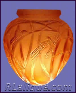 R.Lalique Vase Sauterelles Fake - Not by Rene Lalique R.Lalique Vase Sauterelles Fake - Not by Rene Lalique