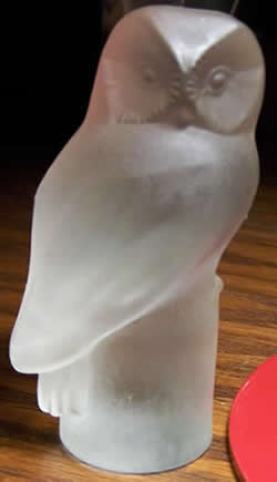 Copy of Rene Lalique Owl Paperweight Copy of Rene Lalique Owl Paperweight