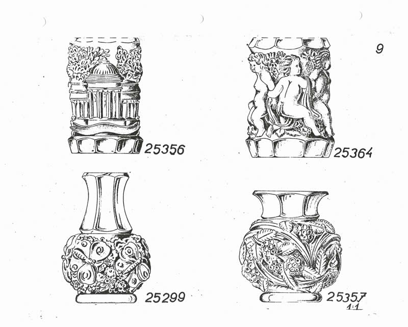 Glassexport Jablonecglass Glass Catalogue of Czechoslovakian Glass With Is Often Found With Forged Rene Lalique Signatures: Page 9