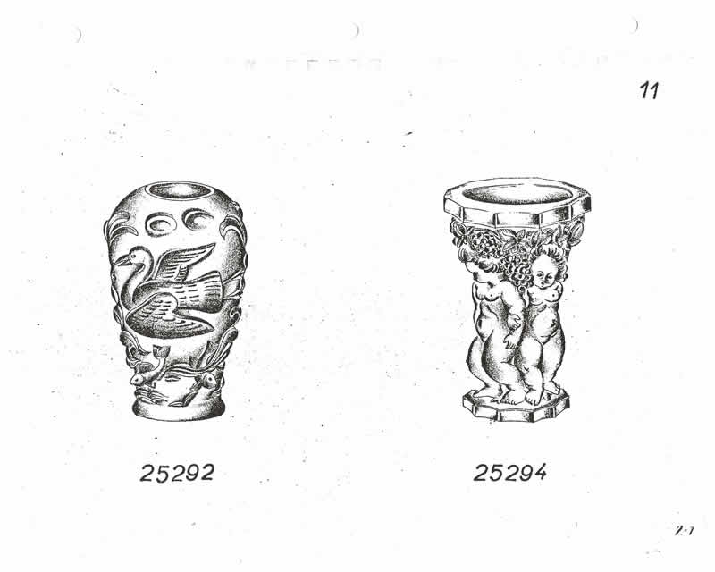 Glassexport Jablonecglass Glass Catalogue of Czechoslovakian Glass With Is Often Found With Forged Rene Lalique Signatures: Page 11