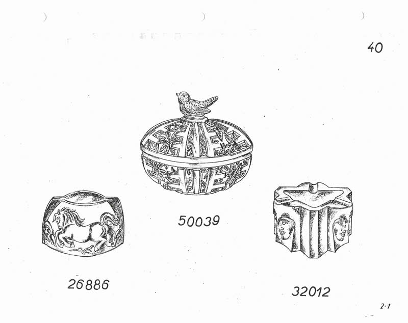 Glassexport Jablonecglass Glass Catalogue of Czechoslovakian Glass With Is Often Found With Forged Rene Lalique Signatures: Page 40