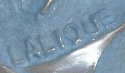 Lalique Signature on a Epines Box