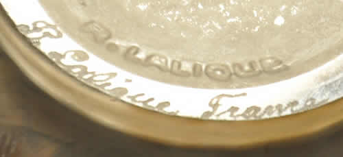 Formose Vase Rene Lalique Double Signature