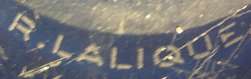 Rene Lalique Signature on a Milan Vase