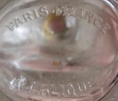 Relief Rene Lalique Perfume Bottle For Forvil Signature