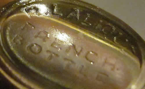 Worth Rene Lalique Perfume Bottle With Screw On Cap And R. Lalique French Bottle Molded Signature - Age Of Bottle Uncertain