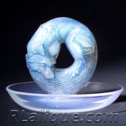 Alaska Fox R.Lalique Ashtray by Rene Lalique