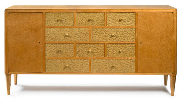 Rene Lalique Bouleau De Dix Tiroirs Sideboard