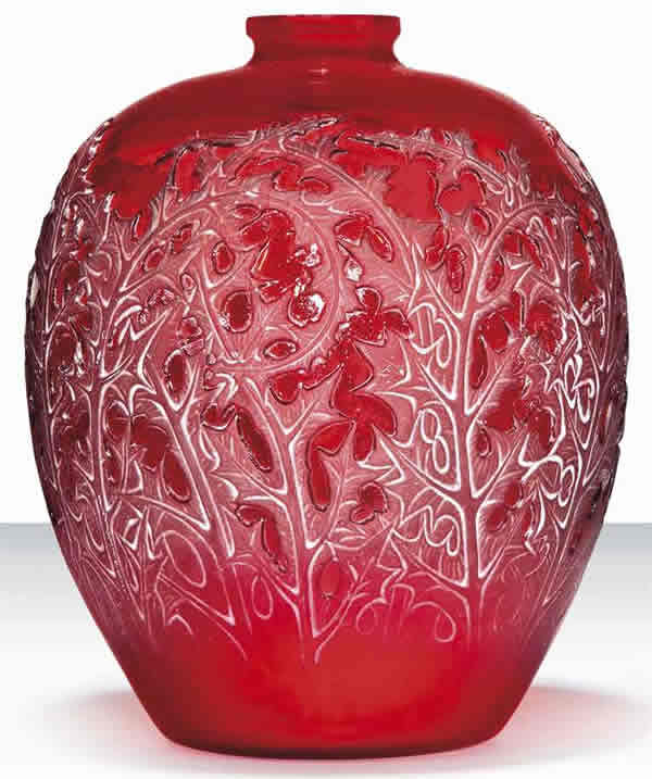 Rene Lalique Vase Acanthes