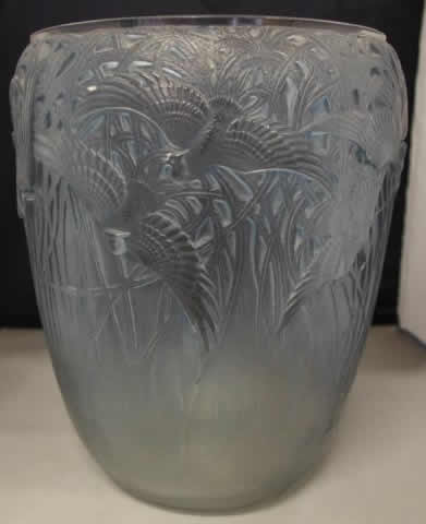 Rene Lalique Vase Aigrettes