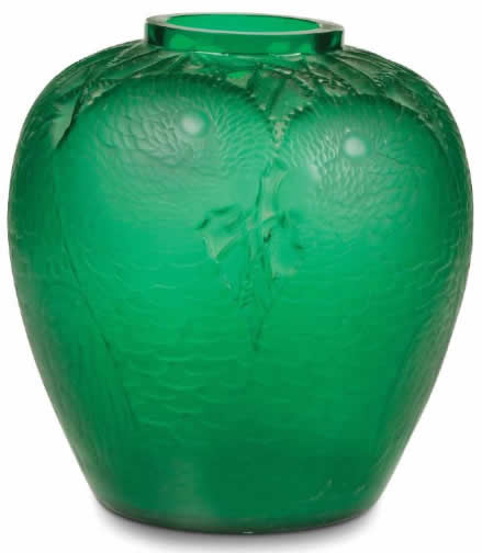 Rene Lalique Vase Alicante