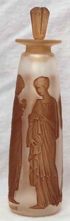 Rene Lalique Perfume Bottle Ambre Antique