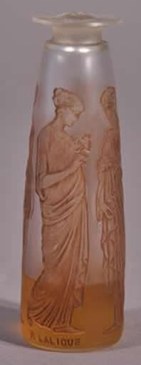 Rene Lalique Scent Bottle Ambre Antique