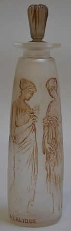 Rene Lalique Perfume Bottle Ambre Antique