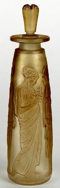 Rene Lalique Perfume Bottle Ambre Antique