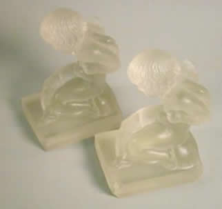 Rene Lalique Bookend Amour