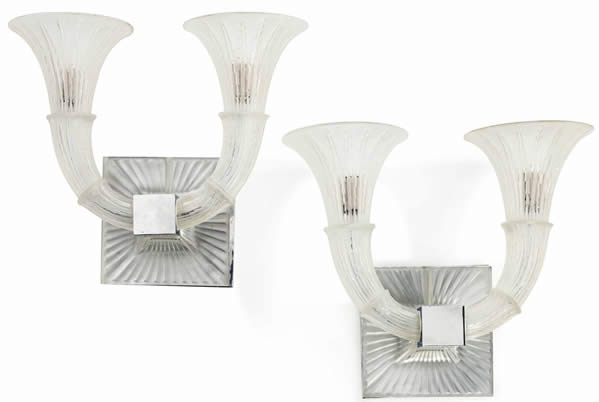 Rene Lalique Amsterdam Sconce