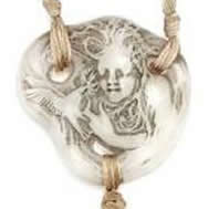 Rene Lalique Pendant Ange Et Colombe