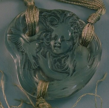 Rene Lalique Pendant Ange Et Colombe