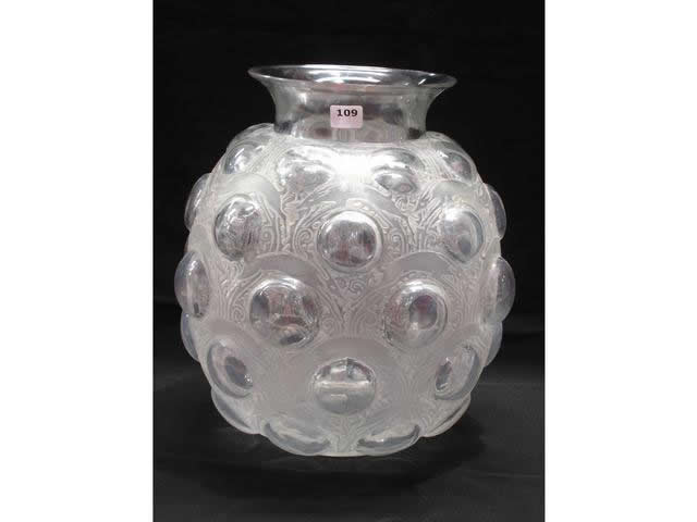 Rene Lalique Vase Antilopes