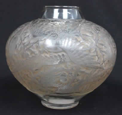 Rene Lalique Vase Aras