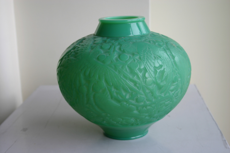 Rene Lalique Vase Aras