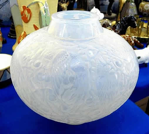 Rene Lalique Vase Aras