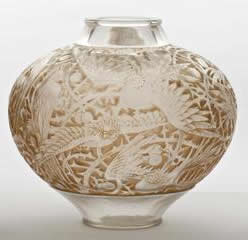 Rene Lalique Vase Aras