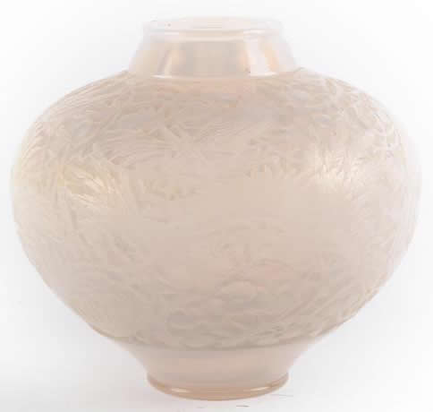 Rene Lalique Vase Aras
