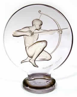 Rene Lalique Car Mascot Archer