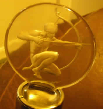 Rene Lalique Car Mascot Archer