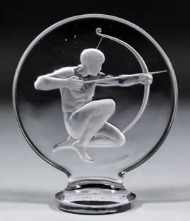 Rene Lalique Car Mascot Archer