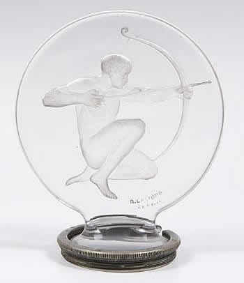 Rene Lalique Hood Ornament Archer