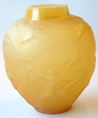 Rene Lalique Vase Archers