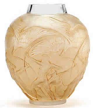 Rene Lalique Vase Archers