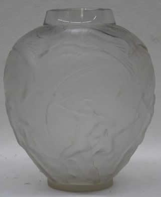 Rene Lalique Vase Archers