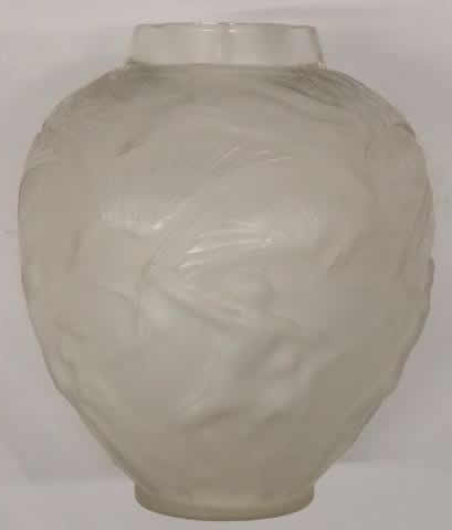 Rene Lalique Vase Archers