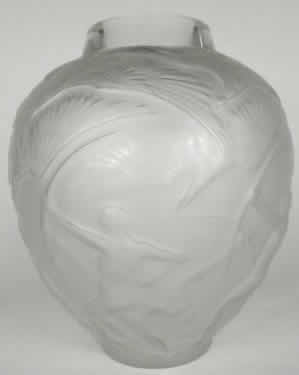 Rene Lalique Vase Archers