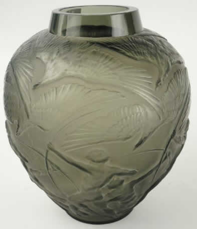 Rene Lalique Vase Archers