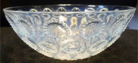 Rene Lalique Bowl Asters