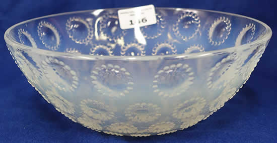 Rene Lalique Bowl Asters