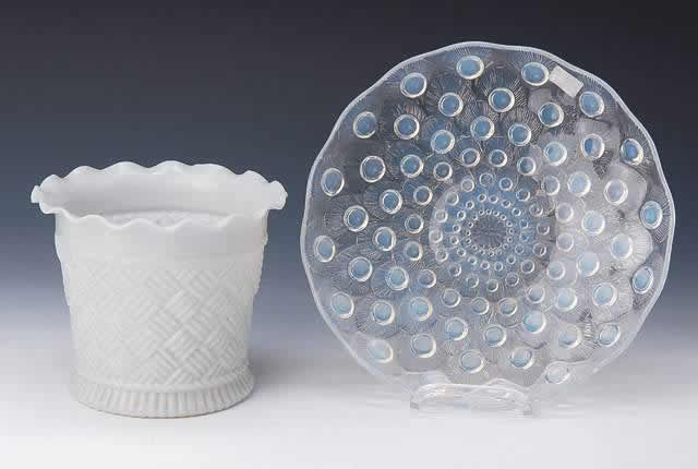 Rene Lalique Plate Plumes De Paon