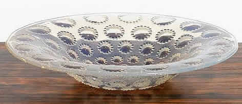 Rene Lalique Opalescent Bowl Asters