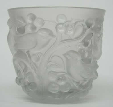 Rene Lalique Vase Avallon