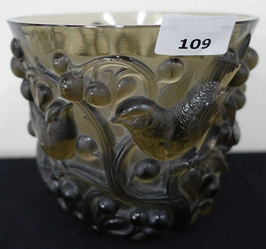 Rene Lalique Vase Avallon