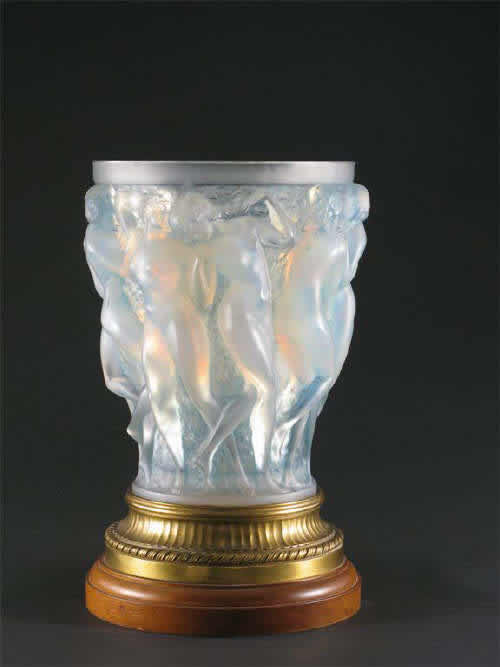 Rene Lalique Vase Bacchantes