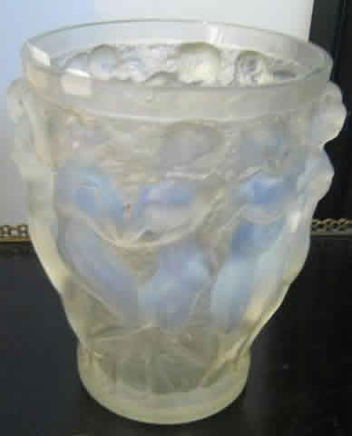 Rene Lalique Vase Bacchantes