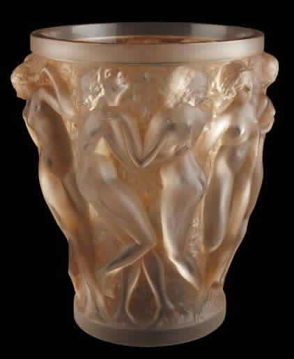 Rene Lalique Vase Bacchantes